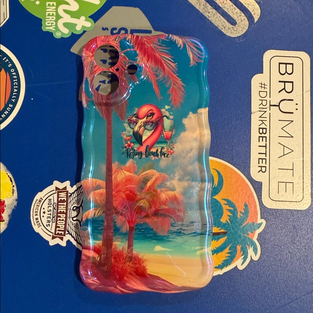 Fancy Bands Tropical Flamingo Phone Case 16 IPhone Plus
